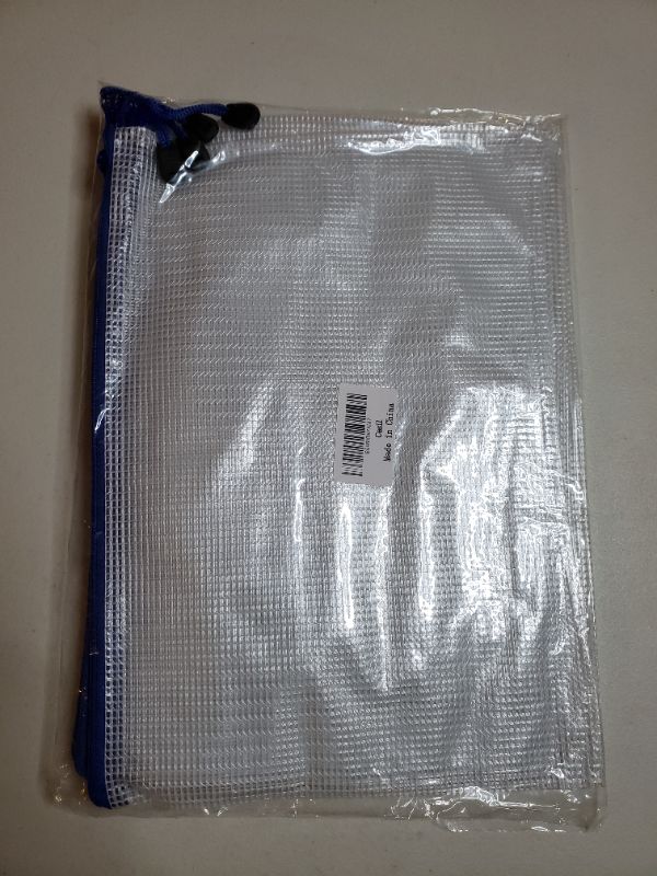 Photo 2 of SEE THROUGH CARRYING ZIPPER POUCHES FOR SCHOOL
