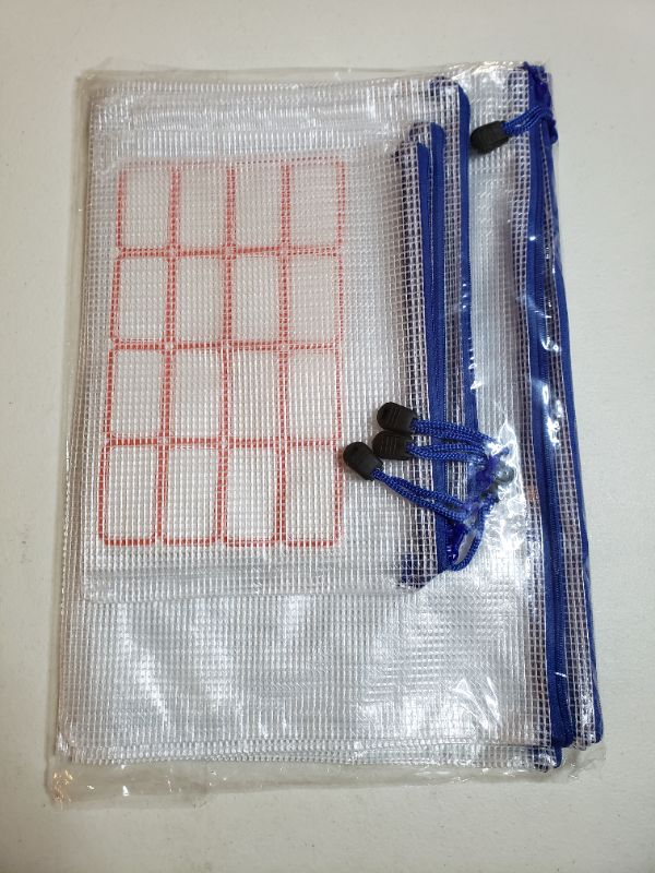 Photo 1 of SEE THROUGH CARRYING ZIPPER POUCHES FOR SCHOOL