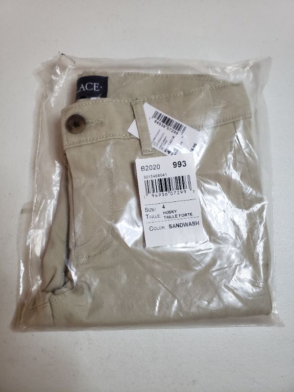 Photo 1 of The Children's Place Boys' Uniform Chino Pants. SIZE 4
