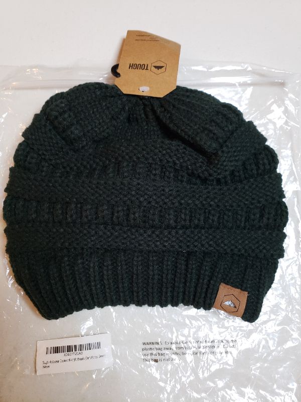 Photo 1 of Winter Beanie Knit Hats for Men & Women - Merino Wool Ribbed Cap - Warm & Soft Stylish Toboggan Skull Caps for Cold Weather
