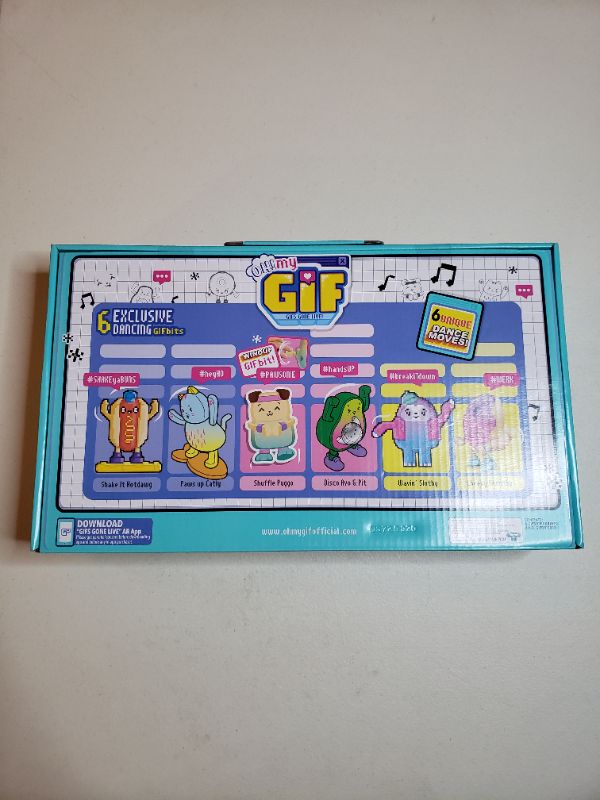 Photo 2 of OH! MY GIF Moving Collectibles Toy with 6 Exclusive Dancing GIFbits, Multicolor (24116)
