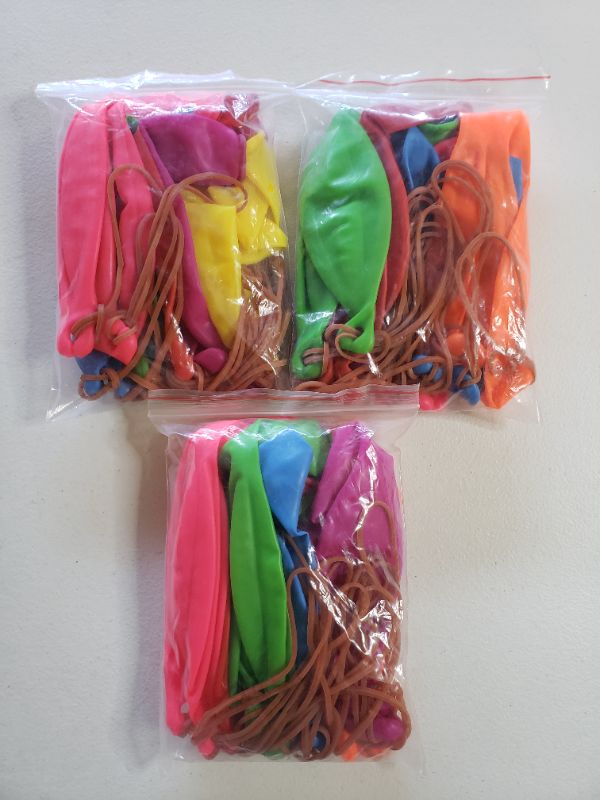 Photo 1 of 18 INCH FUN FILLED PUNCHING BALLOONS, LOT OF 3 PACKAGES.