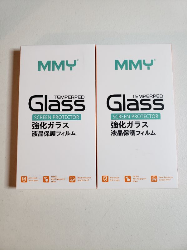 Photo 1 of [2+2 Pack] MMY Compatible with Samsung DEFENDER Screen Protector Camera Lens Protector Tempered Glass Film HD Clarity 9H Hardness Bubble Free Scratch Resistant - Clear
LOT OF 2.
