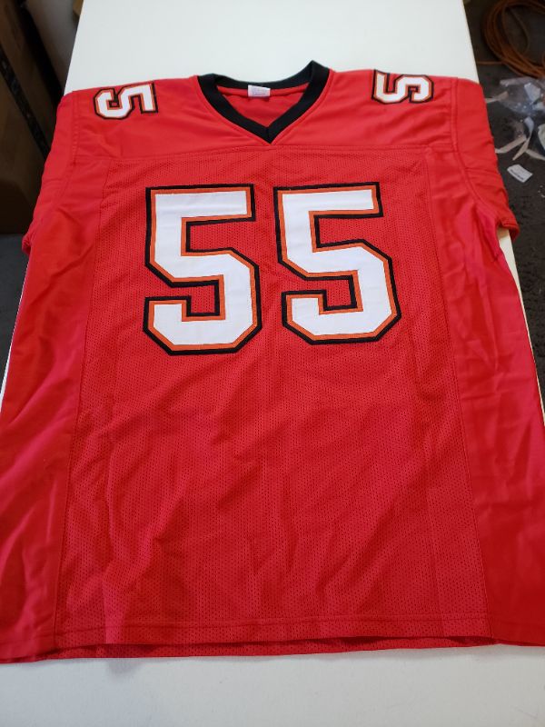 Photo 3 of BROOKS REPLICA TAMPA BAY BUCS FOOTBALL JERSEY, RED, SIZE XL.