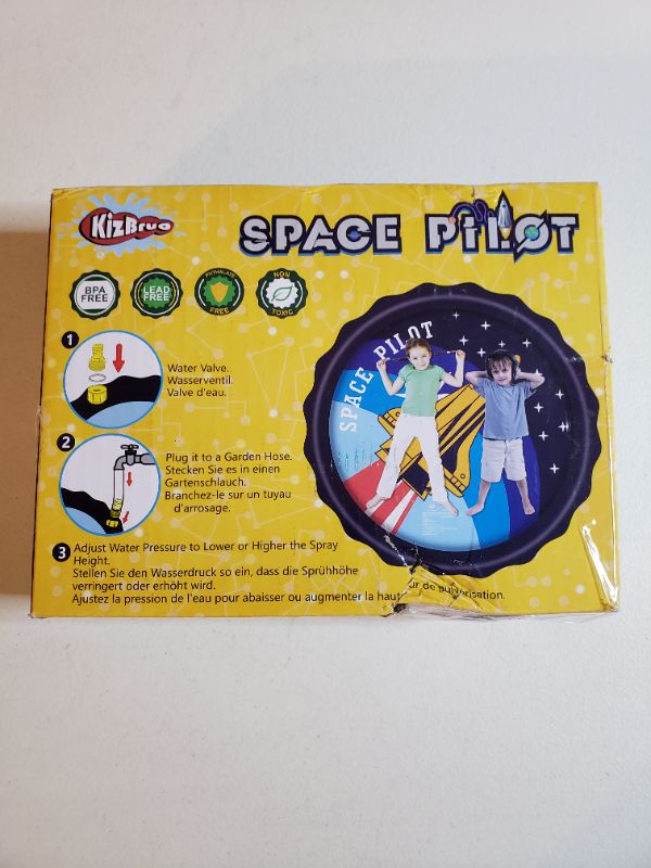 Photo 1 of SPACE PILOT SPRINKLE & SPLASH PLAY MAT, 67 INCH.