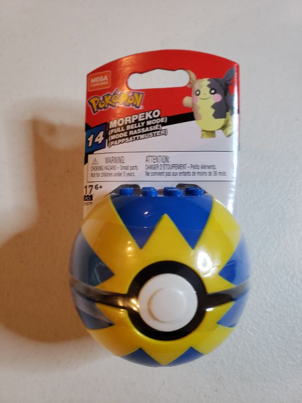 Photo 1 of Mega Construx Pokemon Morpeko Poke Ball Building Set
