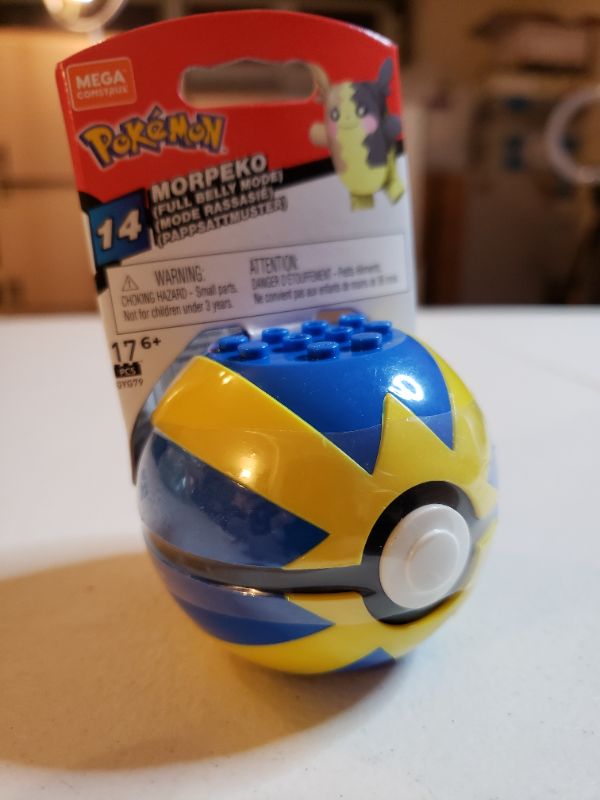 Photo 3 of Mega Construx Pokemon Morpeko Poke Ball Building Set
