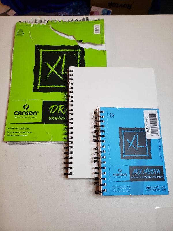 Photo 1 of ARTIST SKETCH PADS, VARIOUS SIZES. LOT OF 3.