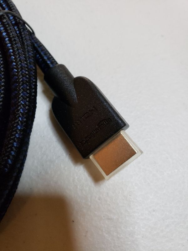 Photo 2 of BRAIDED 4K HDMI TO HDMI CABLE, 10 FT.