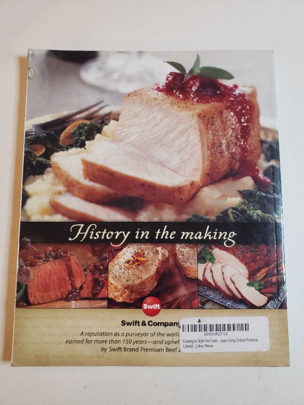 Photo 2 of COOKING IN STYLE THE COSTCO WAY PAPERBACK BOOK. COVER DAMAGE. USED.