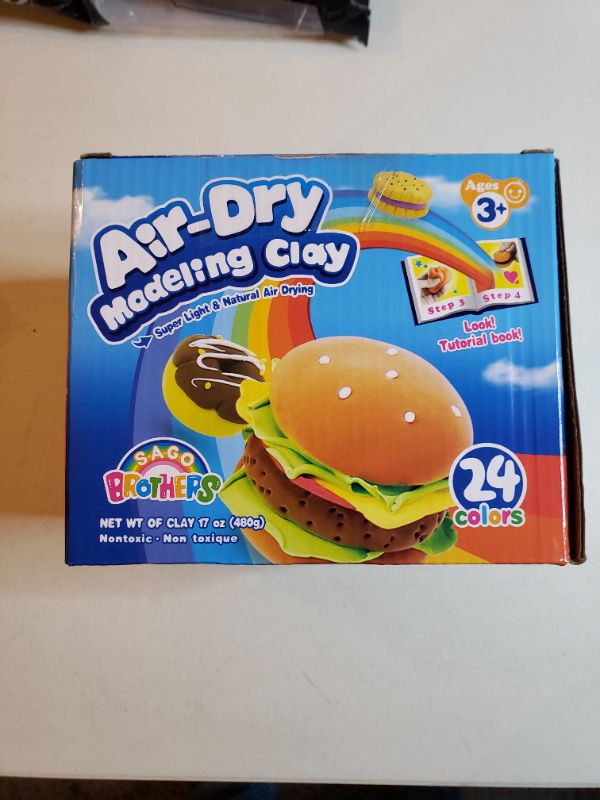 Photo 1 of AIR DRY MODELING CLAY, 24 COLORS, AGES 3+