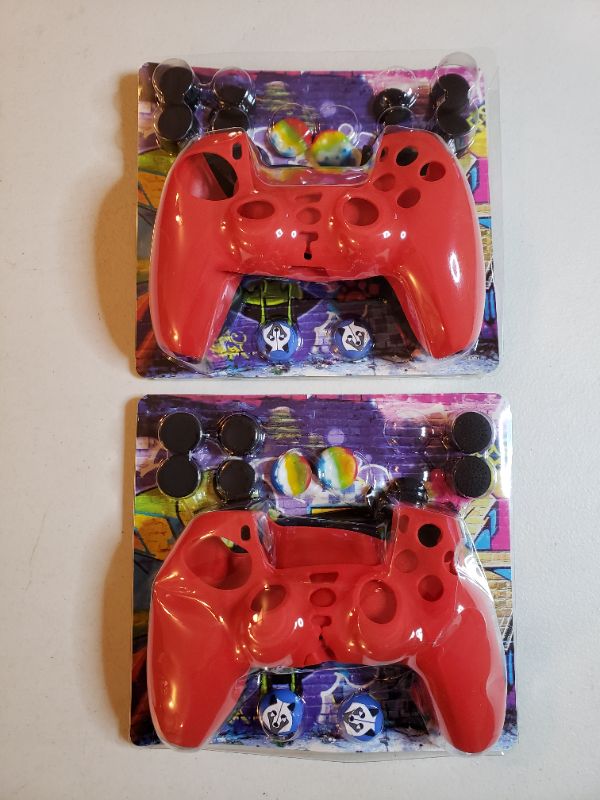 Photo 1 of VIDEO GAME JOYSTICK CONTROLLER COVERS, LOT OF 2 ITEMS. BRAND NEW!