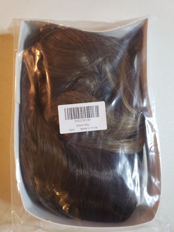 Photo 2 of WOMEN'S WAVE WIG, BROWN. ONE SIZE.