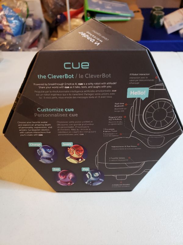 Photo 1 of Wonder Workshop Cue Quartz– Coding Robot for Kids 10+ – Voice Activated – Navigates Objects – 4 Free Programming STEM Apps – Advance Learn to Code, BLACK (QU01)
