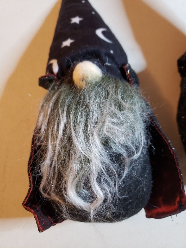 Photo 3 of 6.5" HALLOWEEN GNOME ORNAMENTS, 2 PACK.