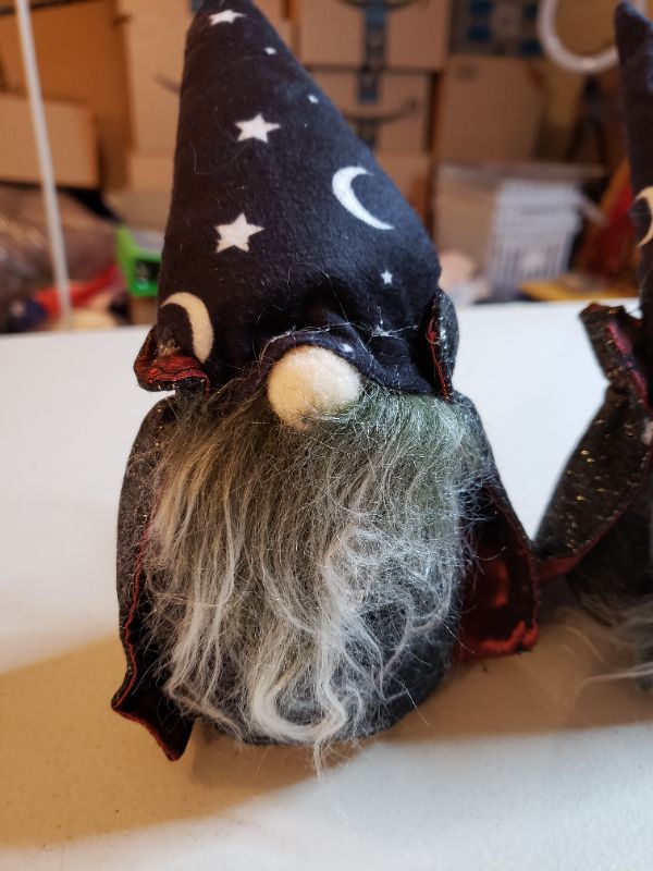 Photo 1 of 6.5" HALLOWEEN GNOME ORNAMENTS, 2 PACK.