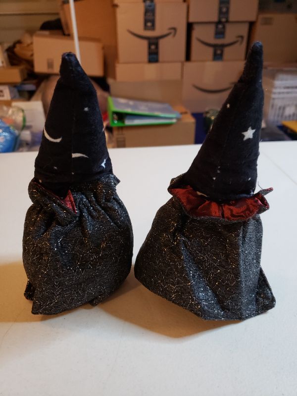 Photo 2 of 6.5" HALLOWEEN GNOME ORNAMENTS, 2 PACK.