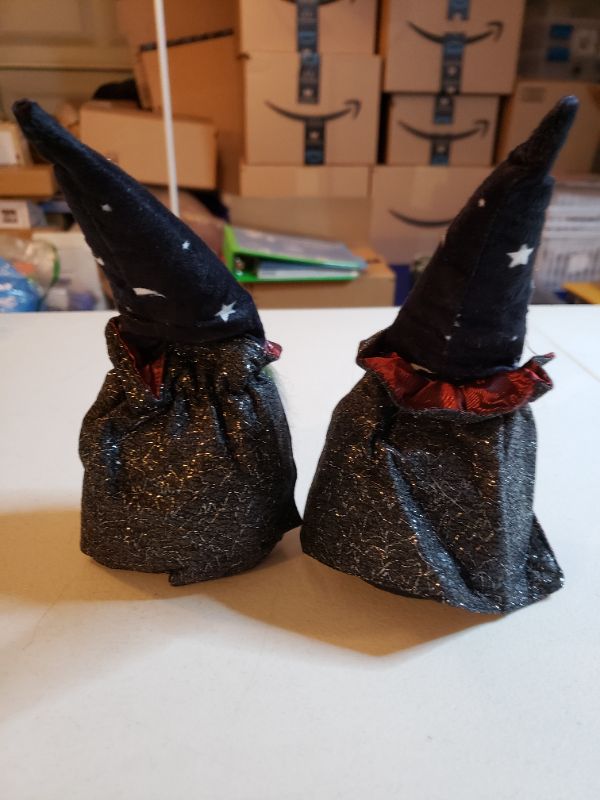 Photo 2 of 6.5" HALLOWEEN GNOME ORNAMENTS, 2 PACK.