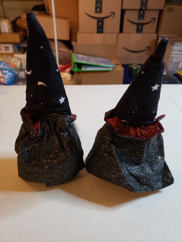 Photo 2 of 6.5" HALLOWEEN GNOME ORNAMENTS, 2 PACK.