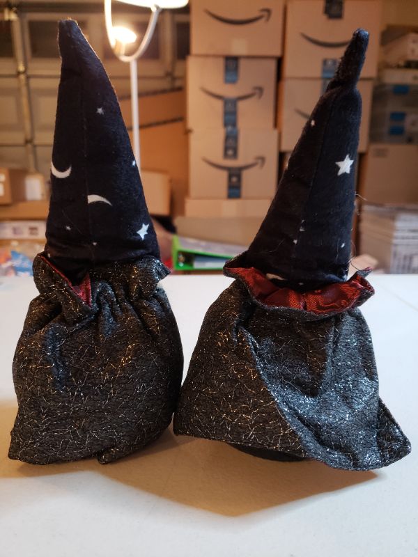 Photo 2 of 6.5" HALLOWEEN GNOME ORNAMENTS, 2 PACK.