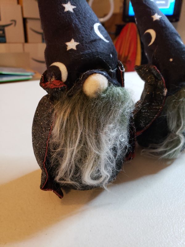 Photo 3 of 6.5" HALLOWEEN GNOME ORNAMENTS, 2 PACK.