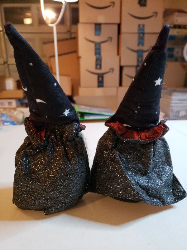 Photo 2 of 6.5" HALLOWEEN GNOME ORNAMENTS, 2 PACK.