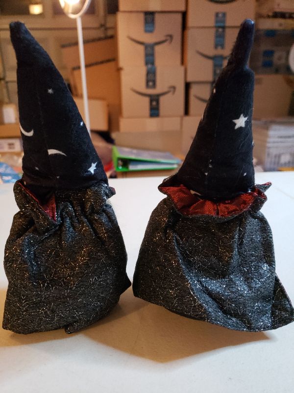 Photo 2 of 6.5" HALLOWEEN GNOME ORNAMENTS, 2 PACK.