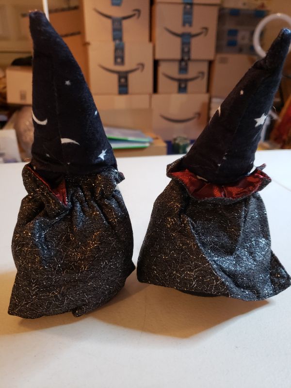 Photo 2 of 6.5" HALLOWEEN GNOME ORNAMENTS, 2 PACK.