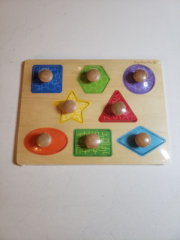 Photo 2 of EVER EARTH PULL OUT SHAPE PUZZLE, 18+ MONTHS