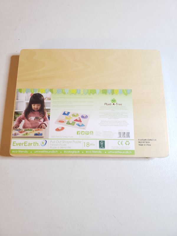 Photo 1 of EVER EARTH PULL OUT SHAPE PUZZLE, 18+ MONTHS