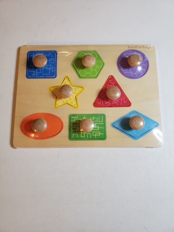 Photo 2 of EVER EARTH PULL OUT SHAPE PUZZLE, 18+ MONTHS