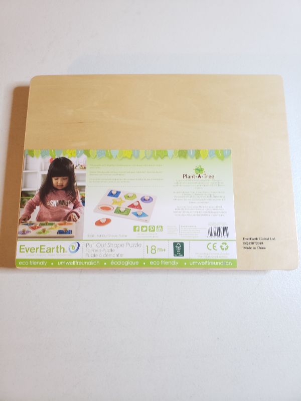 Photo 1 of EVER EARTH PULL OUT SHAPE PUZZLE, 18+ MONTHS