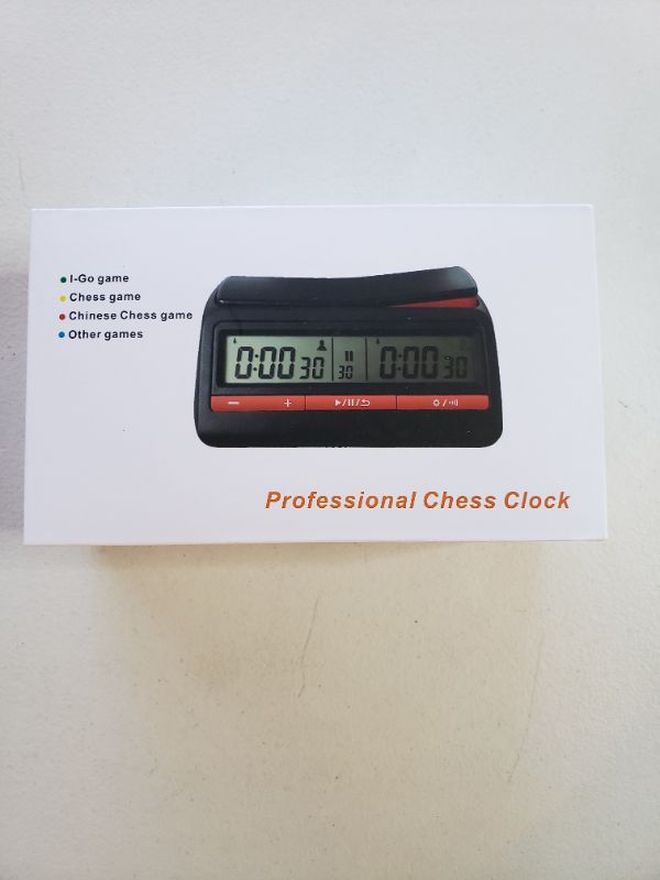 Photo 1 of Digital Chess Clock - 8 Types of 42 Timing Function Settings, Professional Responsive Handling Chess Timer, Great for Chinese Chess, Shogi, Go, Intelligence or Competitive Board Games
