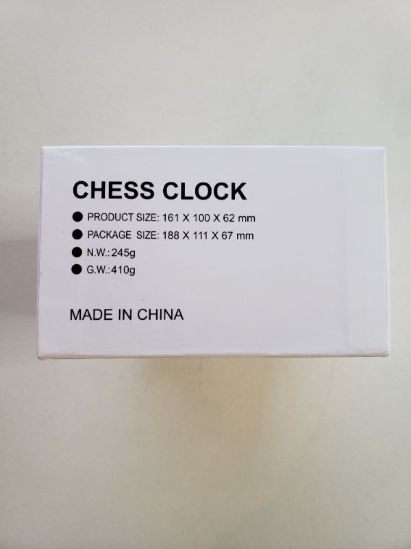 Photo 3 of Digital Chess Clock - 8 Types of 42 Timing Function Settings, Professional Responsive Handling Chess Timer, Great for Chinese Chess, Shogi, Go, Intelligence or Competitive Board Games
