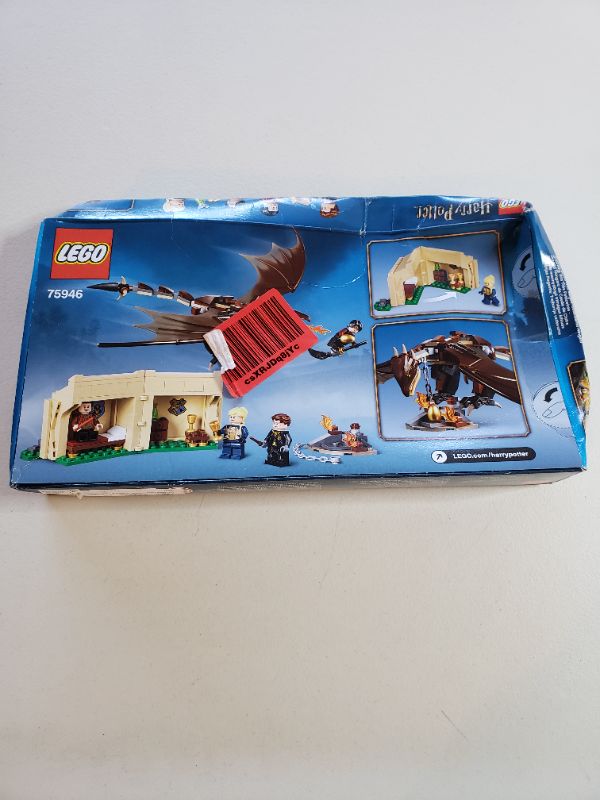 Photo 2 of LEGO Harry Potter and The Goblet of Fire Hungarian Horntail Triwizard Challenge 75946 Building Kit (265 Pieces). CRUSHED BOX.
