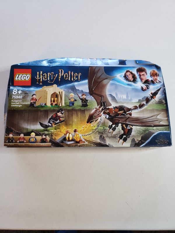 Photo 1 of LEGO Harry Potter and The Goblet of Fire Hungarian Horntail Triwizard Challenge 75946 Building Kit (265 Pieces). CRUSHED BOX.
