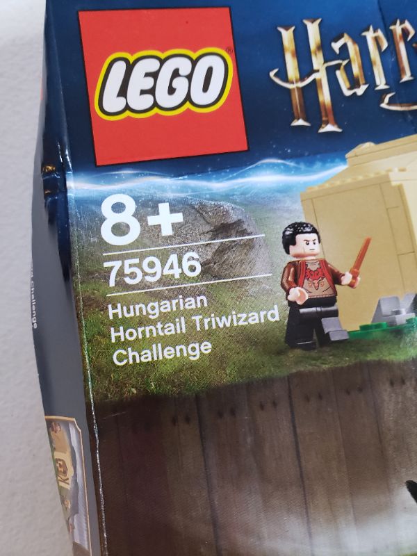 Photo 3 of LEGO Harry Potter and The Goblet of Fire Hungarian Horntail Triwizard Challenge 75946 Building Kit (265 Pieces). CRUSHED BOX.
