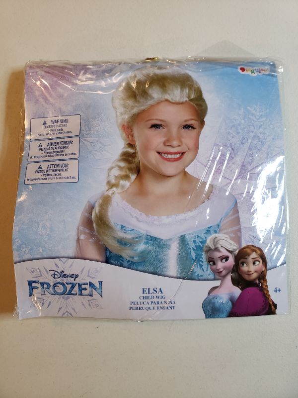 Photo 1 of Disguise Girls Frozen Elsa Wig. 
