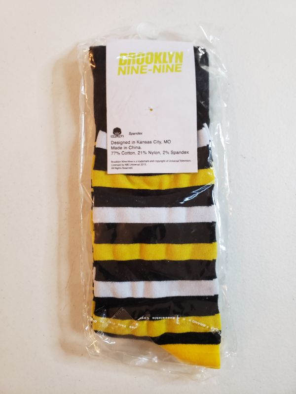 Photo 2 of Brooklyn Nine-Nine Badge Striped Socks
