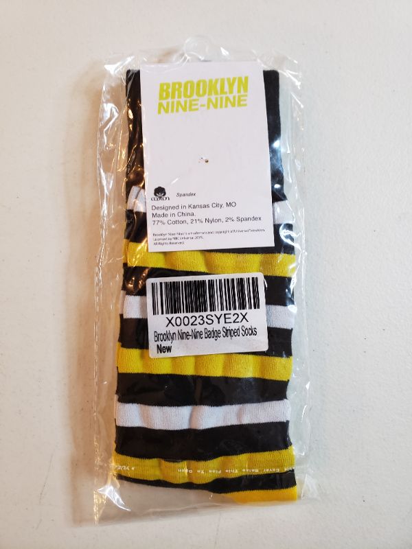 Photo 2 of Brooklyn Nine-Nine Badge Striped Socks
