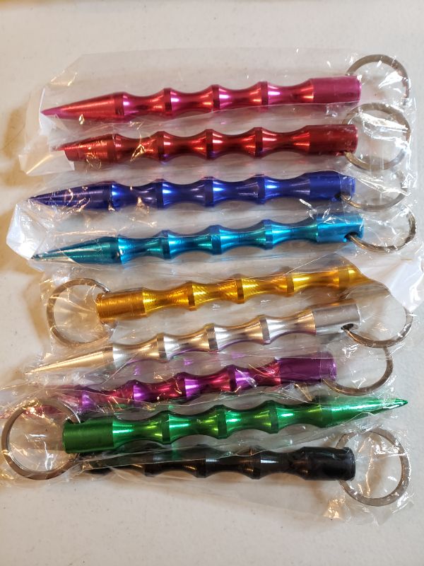 Photo 1 of 9 Pack Aluminum Portable Keychains for Women Girls Teens Men
