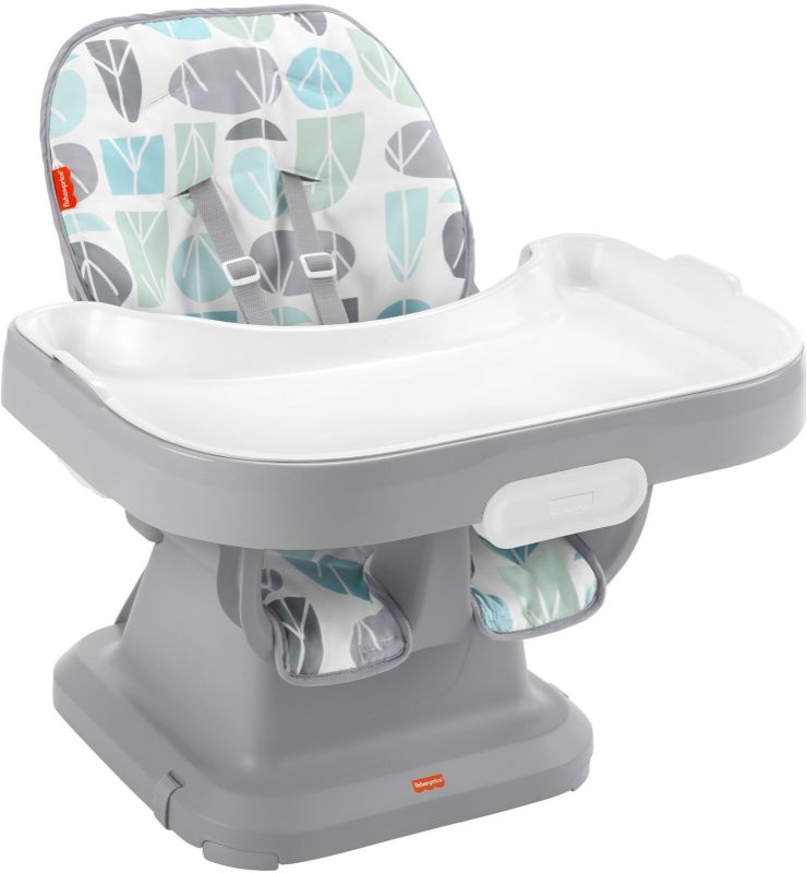 Photo 1 of Fisher-Price Spacesaver Simple Clean High Chair - Pebble Stream
