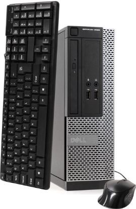 Photo 1 of Dell OptiPlex 3020 Small Form Desktop Computer PC, 3.20 GHz Intel i5 Quad Core Gen 4, 8GB DDR3 RAM, 500GB Hard Disk Drive (HDD) SATA Hard Drive, Windows 10 Home 64bit
