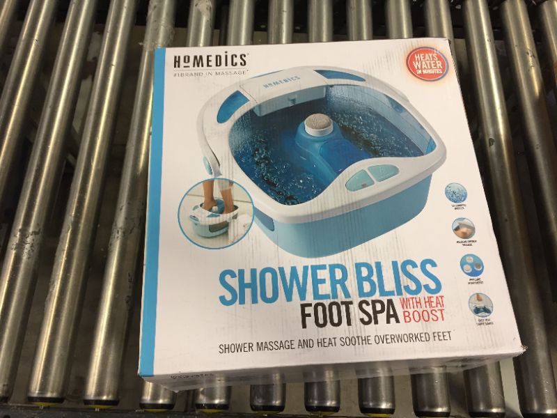 Photo 2 of Homedics Shower Bliss Foot Spa with Heat Boost