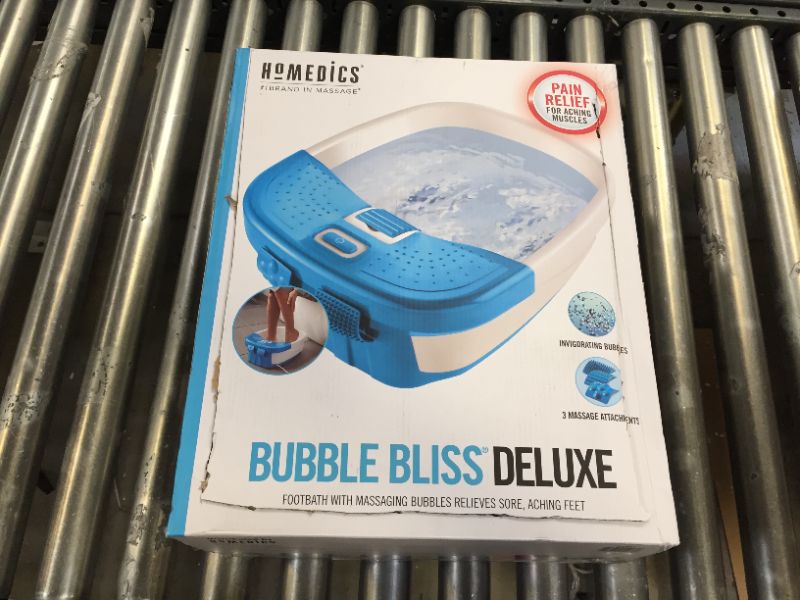 Photo 2 of Homedics Bubble Bliss Deluxe Foot Spa With Heat