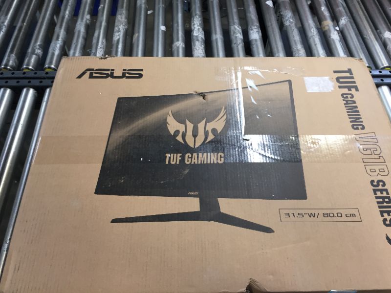 Photo 1 of ASUS TUF VG32VQ1B 31.5 Inch WQHD 2560 x 1440 165Hz 1ms FreeSync Premium / Adaptive-sync Extreme Low Motion Blur Curved Gaming Monitor, Black
