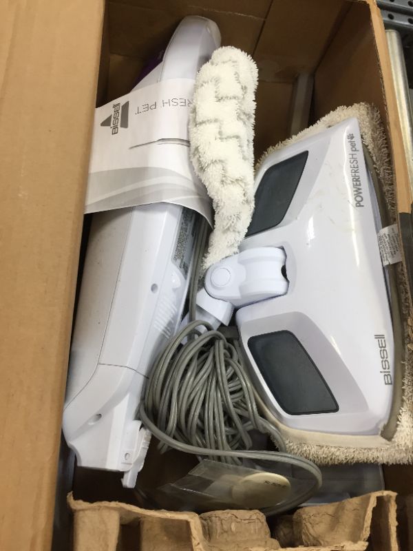 Photo 1 of Bissell 19404 PowerFresh Pet Steam Mop - White