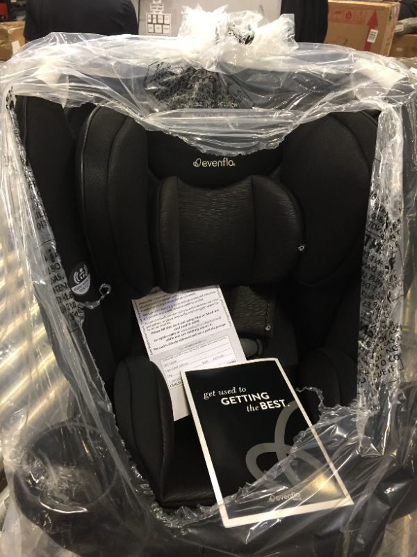 Photo 1 of Evenflo Gold Revolve360 Rotational All-in-1 Convertible Car Seat Swivel Car Seat Rotating Car Seat for All Ages Swivel Baby Car Seat Mode Changing 4120Lb Car Seat and Booster Car Seat, Onyx