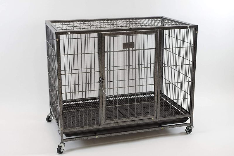 Photo 1 of 37" Homey Pet Heavy Duty Metal Open Top Cage w/ Floor Grid, Casters and Tray
STILL FACTORY STRAPPED