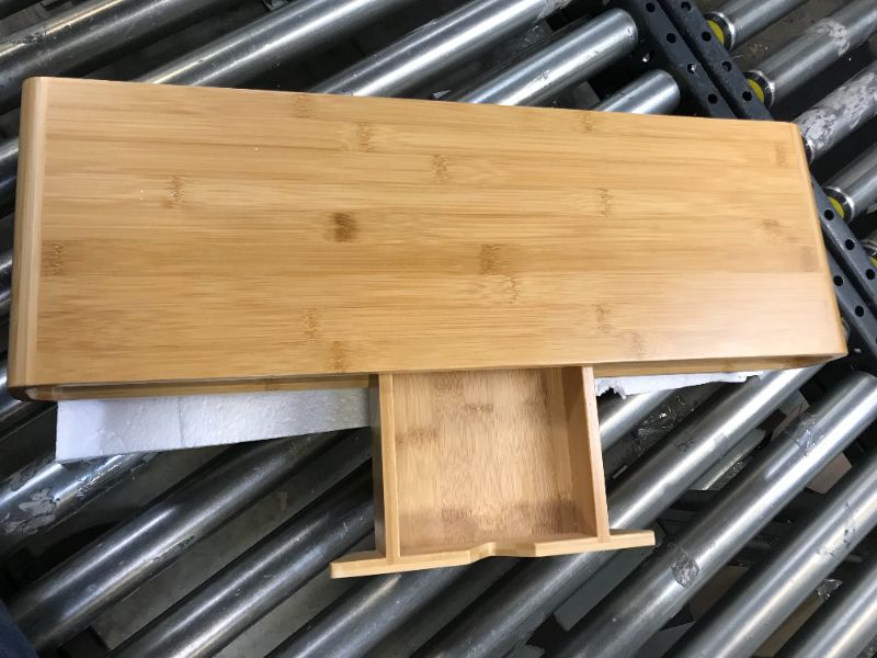 Photo 2 of Wooden monitor stand with drawer